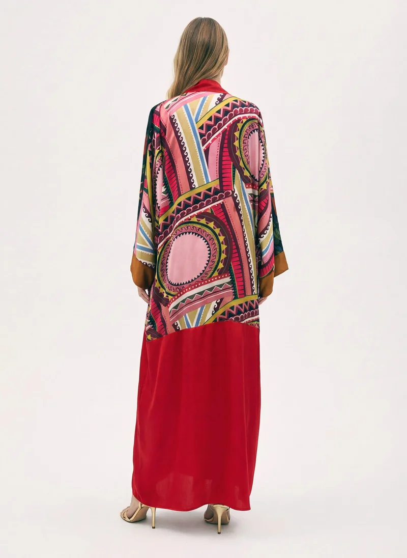 Janara Jones  One Of A Kind Golden Mist Abaya Kaftan for Women | Best Price UAE