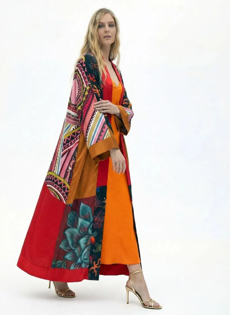 جانارا جونز One Of A Kind Golden Mist Abaya Kaftan