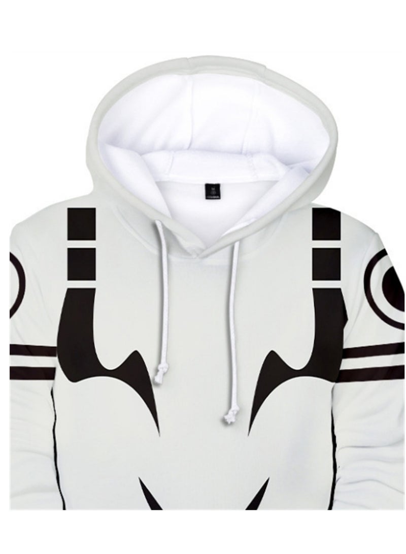 Anime Jujutsu Kaisen 3D digital print fashion hooded sweatshirt - Image 3