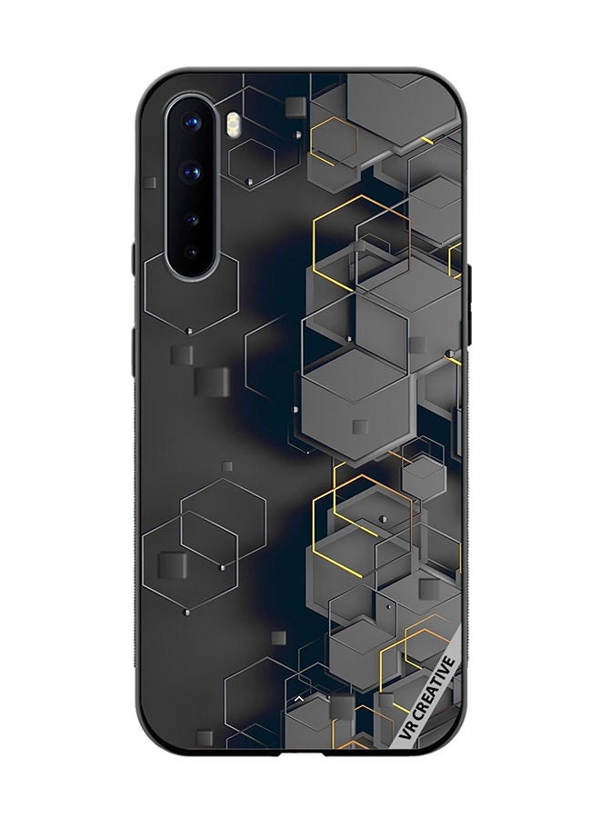 VR CREATIVE Protective Case Cover For OnePlus Nord Abstract Design Multicolour - Image 1