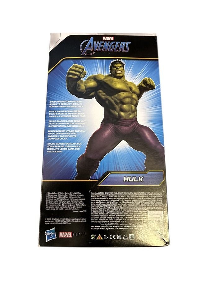MARVEL - Marvel Avengers Titan Hero Series Deluxe Hulk 12-Inch Action Figure Super Hero Toys For Kids Ages 4+ - Image 1