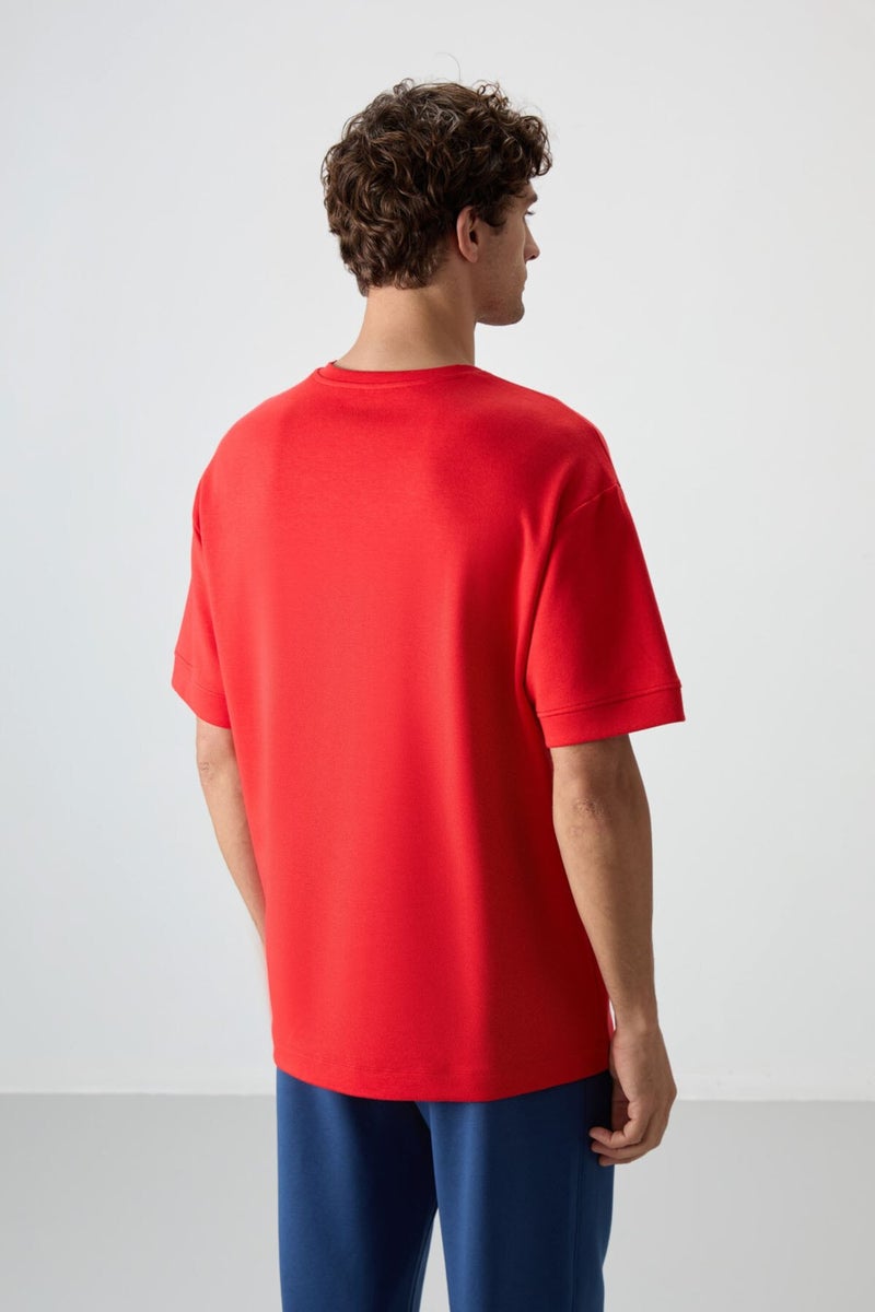 Tommy Life Fiesta-Parliament Cotton Thick Soft Texture Oversize Fit Printed Men's T-Shirt - 88320  - Image 5