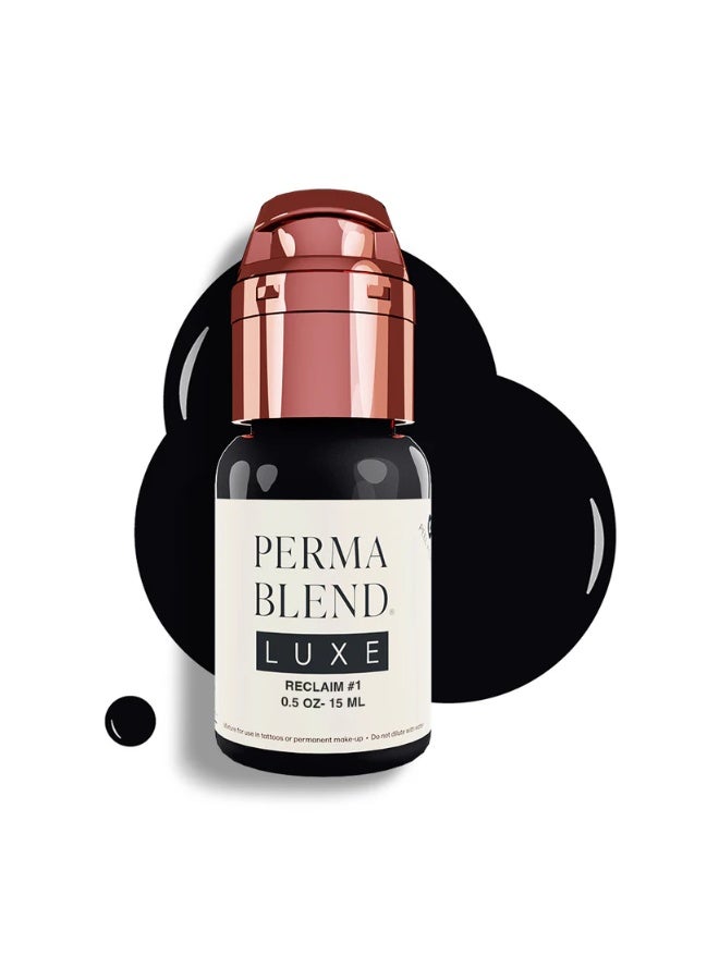 Perma Blend Scalp Pigment – Perma Blend Reclaim #1 15ml | Professional SMP Pigment, Scalp Micropigmentation Ink, PMU Scalp Tattoo Ink, Hairline Restoration Pigment, Hair Density Ink, Cosmetic Tattoo Pigment for Permanent Makeup - Image 1