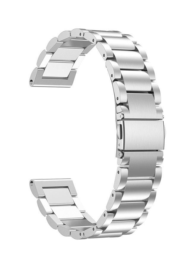 ISank Replacement Smart Watch Band For Garmin Fenix 5 GPS Silver - Image 1