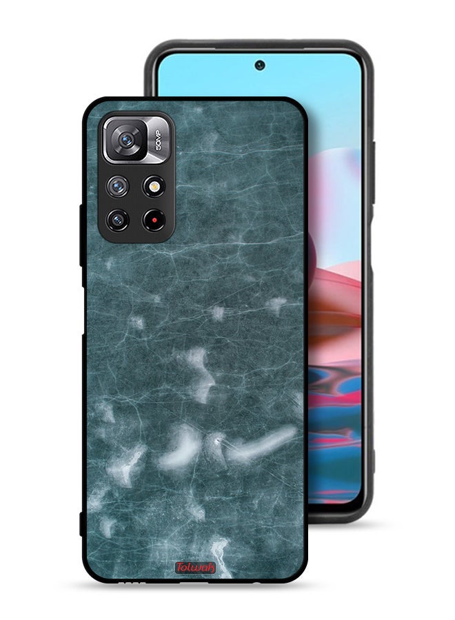 Tolwak Xiaomi Redmi Note 11 4G Protective Case Cover Stonish Pattern - Image 1
