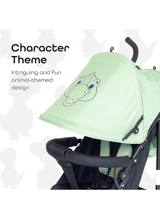 erorex Safari Dino Character Stroller For 3 Months To 3 Years Babies - Image 2