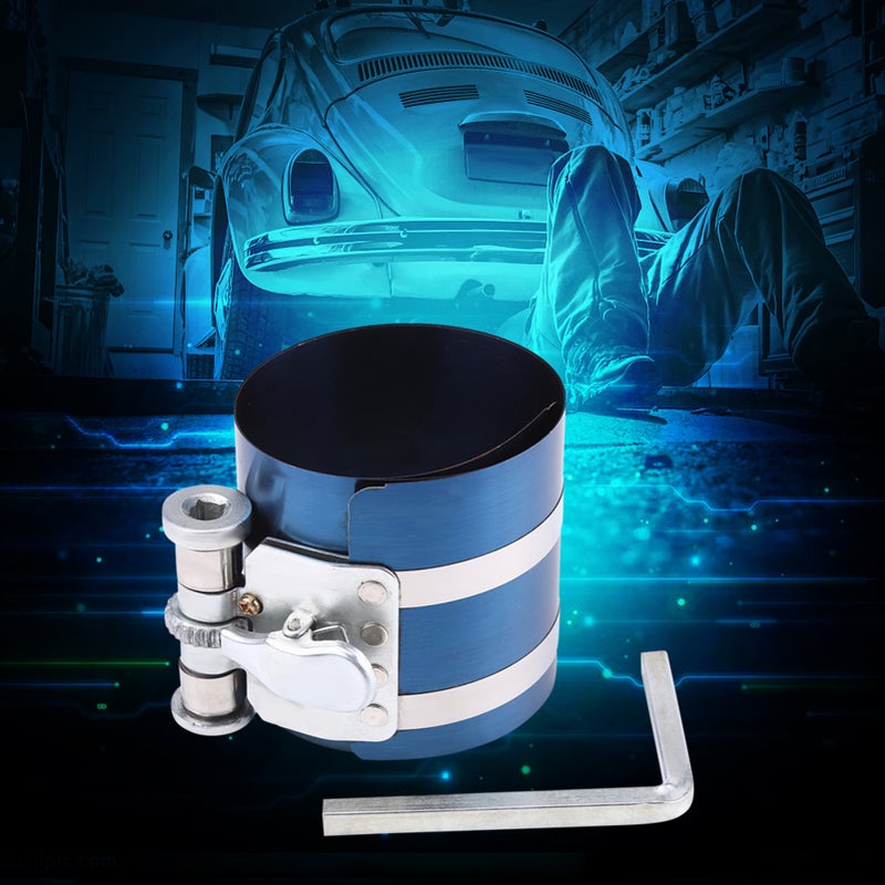 3inch Car Engine Piston Ring Compressor Installer Band Ratchet Tool 53mm-125mm - Image 4