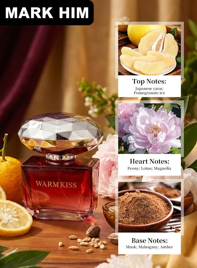 MARK HIM 4-Piece Women Perfume Gift Set, Four Unique Long-Lasting Fragrance Eau de Toilette Collection, Heart Pattern Luxury Eau de Parfum Gift Set for Gifting & Daily Use - Image 5