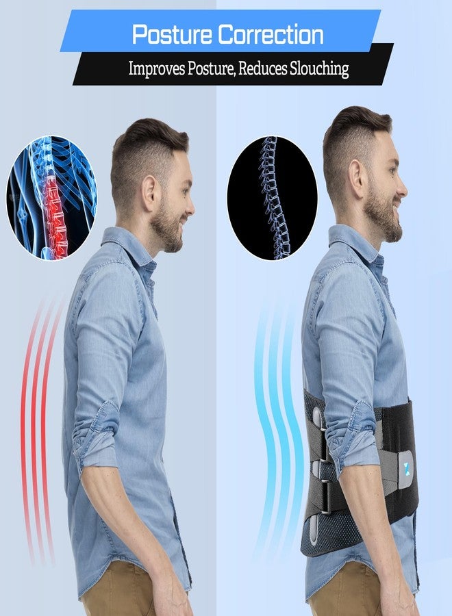 NEENCA Lower Back Brace for Lower Back Pain Relief, Medical Grade Lumbar Support Belt for Women Men, Herniated Disc,Lumbar Strain,Sciatica, Scoliosis (Black, Large) - Image 4