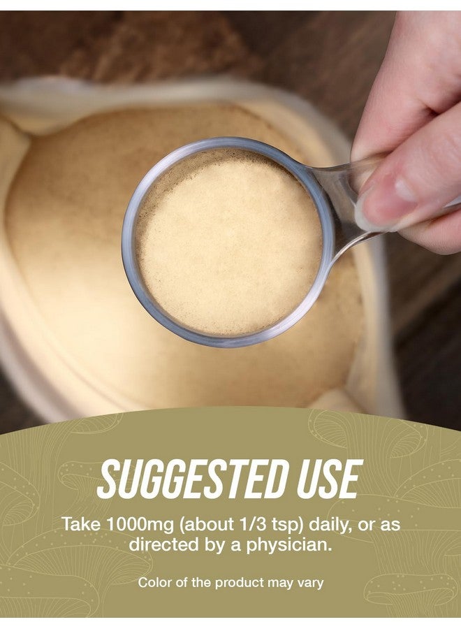 BulkSupplements مستخلص فطر ترميلا من BulkSupplements.com - مستخلص ترميلا فوسيفورميس، مكمل فطري - نباتي وخالي من الغلوتين، 1 جرام لكل حصة، 500 جرام (1.1 رطل) (عبوة واحدة) - Image 4