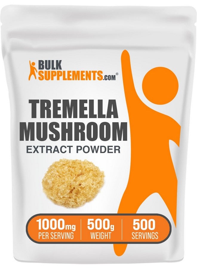 BulkSupplements مستخلص فطر ترميلا من BulkSupplements.com - مستخلص ترميلا فوسيفورميس، مكمل فطري - نباتي وخالي من الغلوتين، 1 جرام لكل حصة، 500 جرام (1.1 رطل) (عبوة واحدة) - Image 1