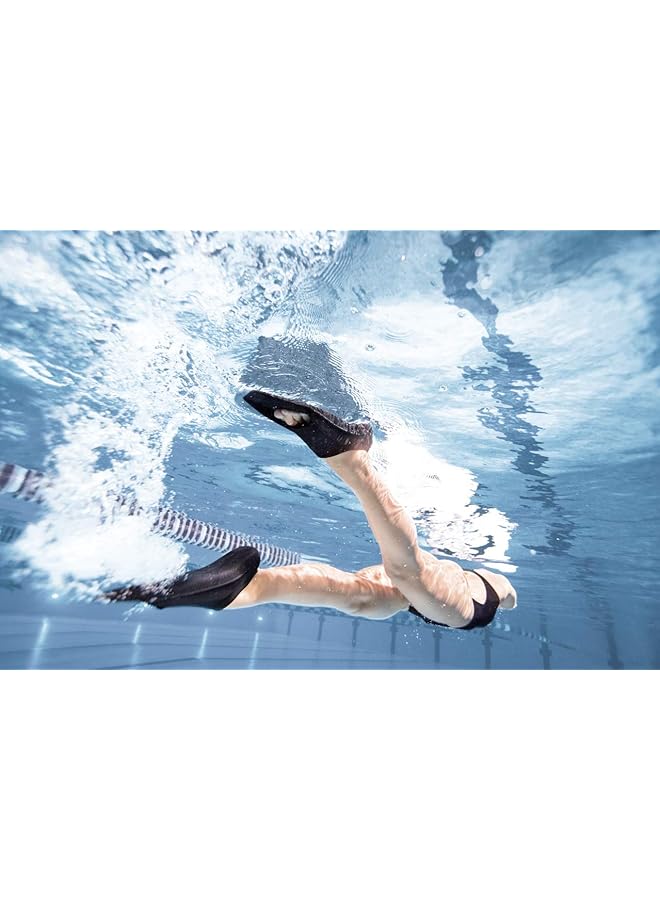 arena Powerfin Swimming Pool Training Fins Adult Fins 100% Silicone Short Comfortable Pool Fins - Image 5