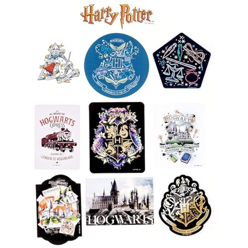 Conquest Journals Harry Potter Hufflepuff Hogwarts House Sticker Set, 5 Hologram Stickers, Waterproof, UV & Scratch-Resistant, Decals for Laptops, Water Bottles & More, Officially Licensed (60-Count) - Image 5
