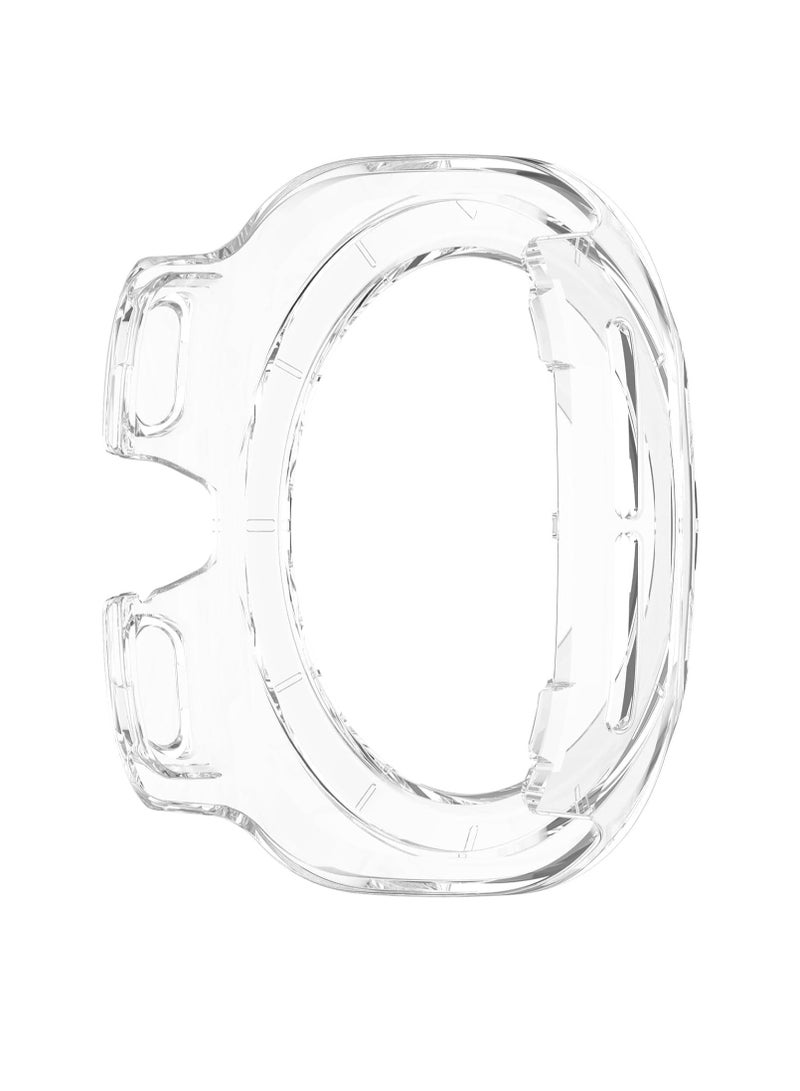 Case Compatible with Samsung Galaxy Watch 7 Ultra Case Soft TPU Protective Bumper Face Cover for Galaxy Watch 7 Accessories (Clear) - Image 2