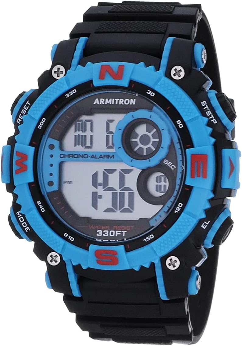 Armitron Sport Men's Digital Chronograph Resin Strap Watch, 40/8284 - Image 1