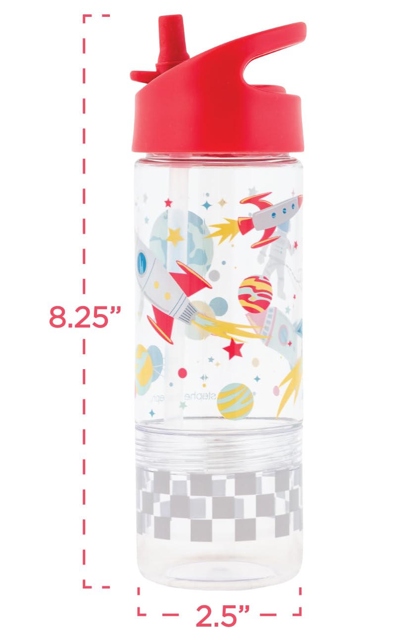 Stephen Joseph, Kids Sip and Snack Water Bottle, 12 oz Tritan BPA Free, Drink and Snack Water Bottle for Girls & Boys, Back to School Water Bottle, Zoo - Image 5