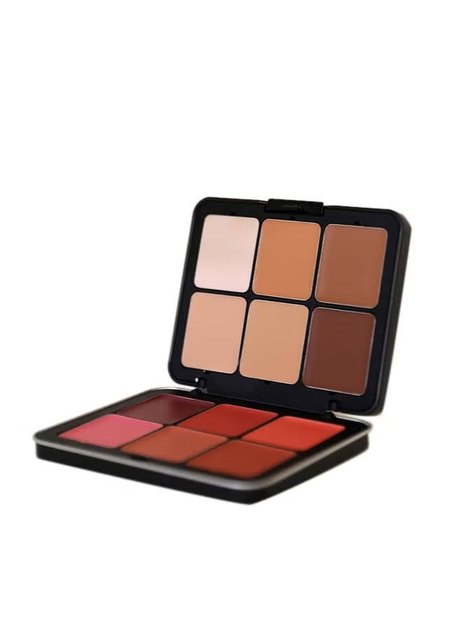 Red Apple 12 shades-Concealer & Blusher Multicolour - Image 3