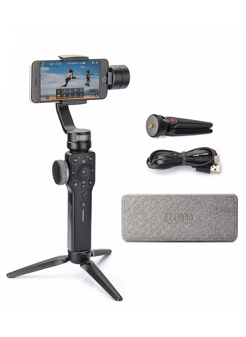 Smooth 4 3-Axis Black Handheld Gimbal stabilizer Portable Stabilizer Camera Mount For Smartphone - pzsku/Z91E2E5B75AEFE54AE87FZ/45/_/1681149920/1822244c-efad-4d3f-94fe-cbfe550e45c5