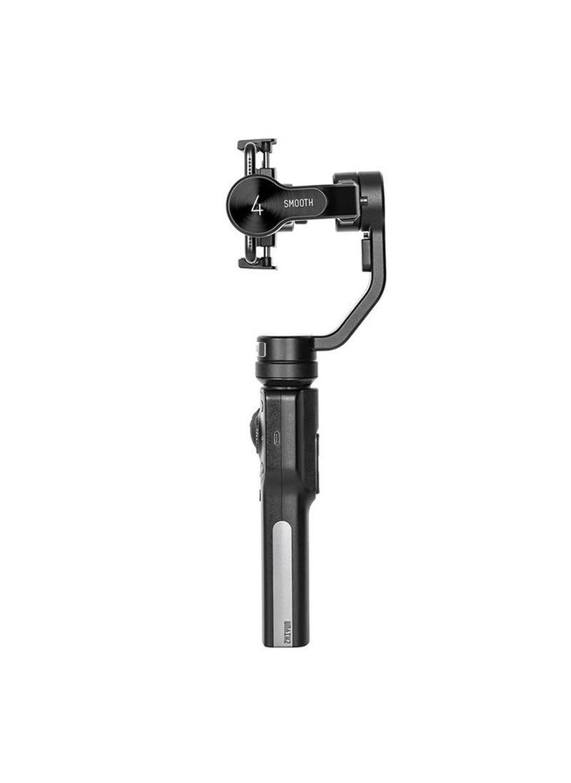 Zhiyun - Smooth 4 3-Axis Black Handheld Gimbal stabilizer Portable Stabilizer Camera Mount For Smartphone - Image 1