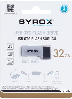 Syrox Dual Drive 32 GB USB 2.0 Otg / Micro USB Memory  - Image 2