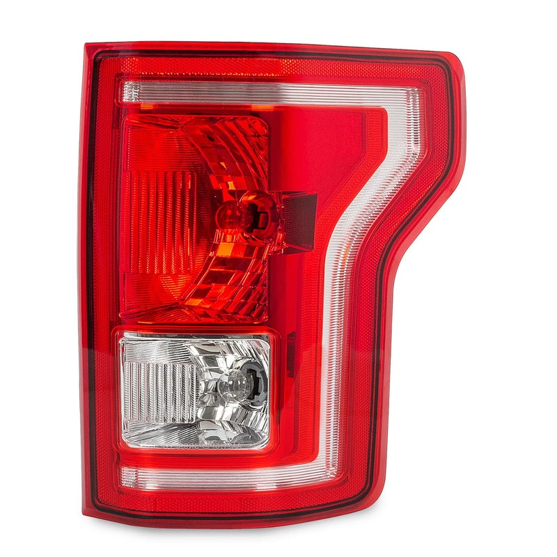 RANSOTO F150 Tail Light Compatible With Ford F150 2015 2016 2017 Right Passenger Side Rear Brake Lights Tail Lamps With Bulbs Repalce FL3Z13404A FO2801239