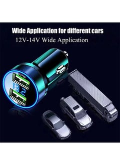 Generic Universal Magsafe Compatible Smart Car Charger with Dual USB Ports, LED Voltage Display, 18 Process CNC Aluminum Alloy, 5-Level Circuit Protection for iPhone, Tablets, and More  - Image 2