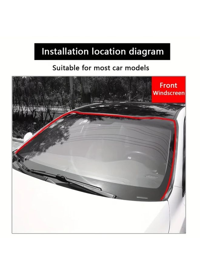 Universal Car Rubber Seal Strip 4 Meters For Window Glass Windshield Roof Edge Protection - Image 5