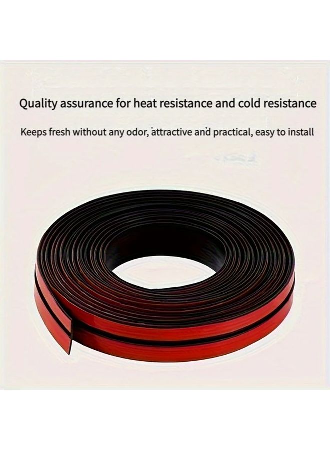 Universal Car Rubber Seal Strip 4 Meters For Window Glass Windshield Roof Edge Protection - Image 1