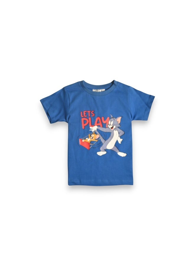 توم آند جيري طقم تيشيرت وشورت للأولاد من توم وجيري - Image 2