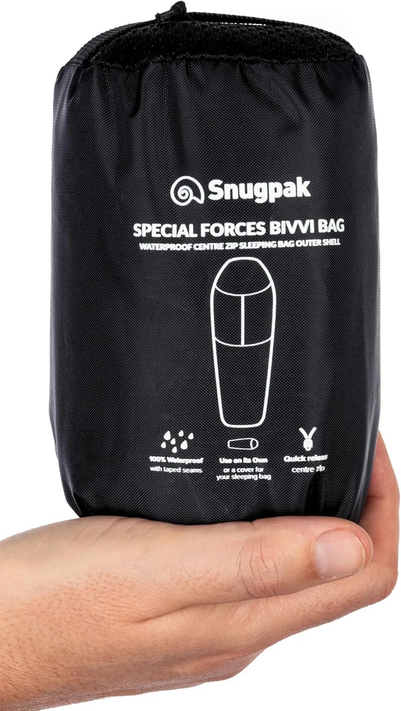 Snugpak Special Forces Bivvi Bag WGTE - Lightweight Waterproof Outdoor Survival Gear with Quick Release Zip - Image 2