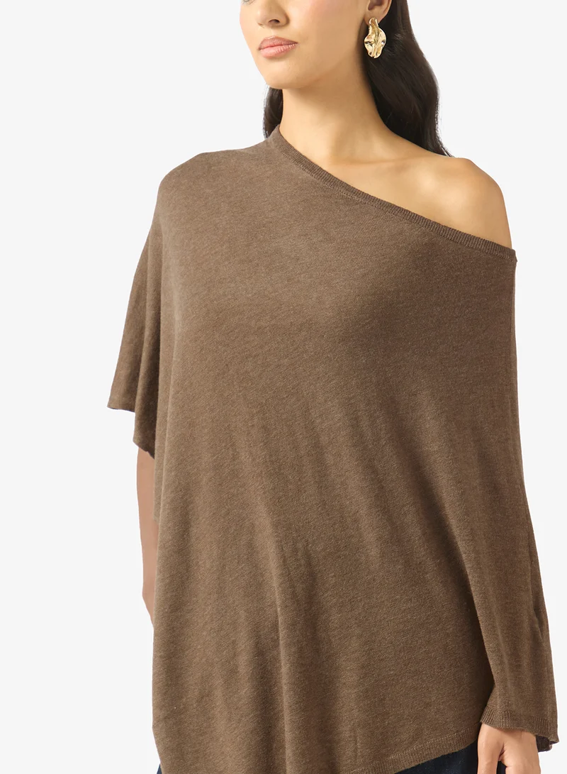 Vero Moda  Off-Shoulder Knit Cape for Women | Best Price UAE