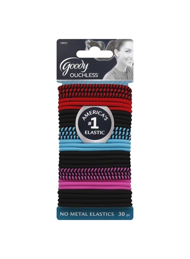 Goody رباطات شعر جودي للنساء بدون ألم، روكستار، 30 قطعة