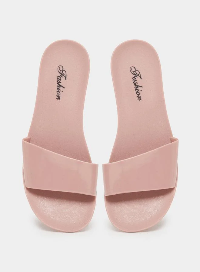 Take Two Take Two Pink Jelly Slides