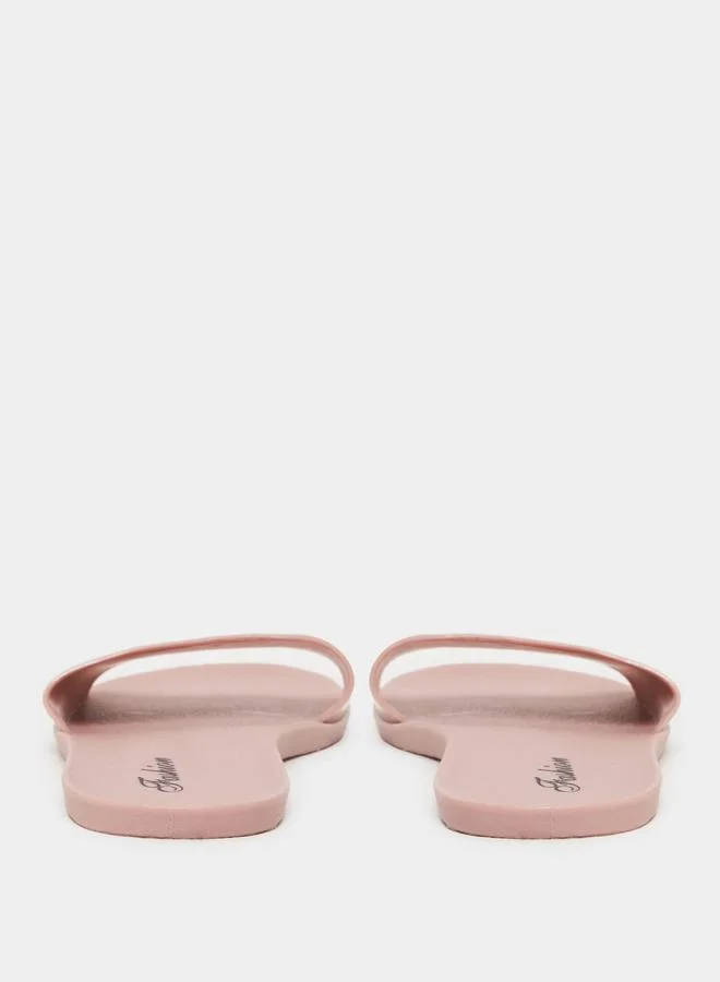 Take Two Take Two Pink Jelly Slides