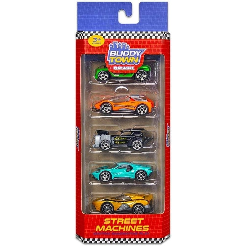 Teamsterz - Street Machines Diecast Vehicles 5-Pack - 1416212