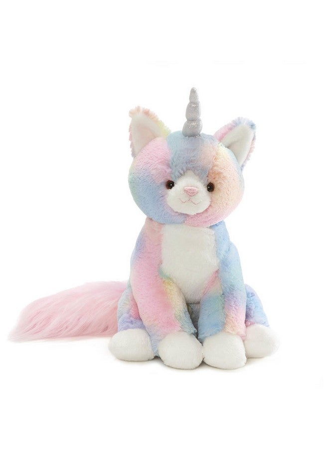 GUND Shimmer Caticorn Stuffed Animal, Unicorn Cat Plushie for Ages 1 and Up, Rainbow, 9" - Image 1