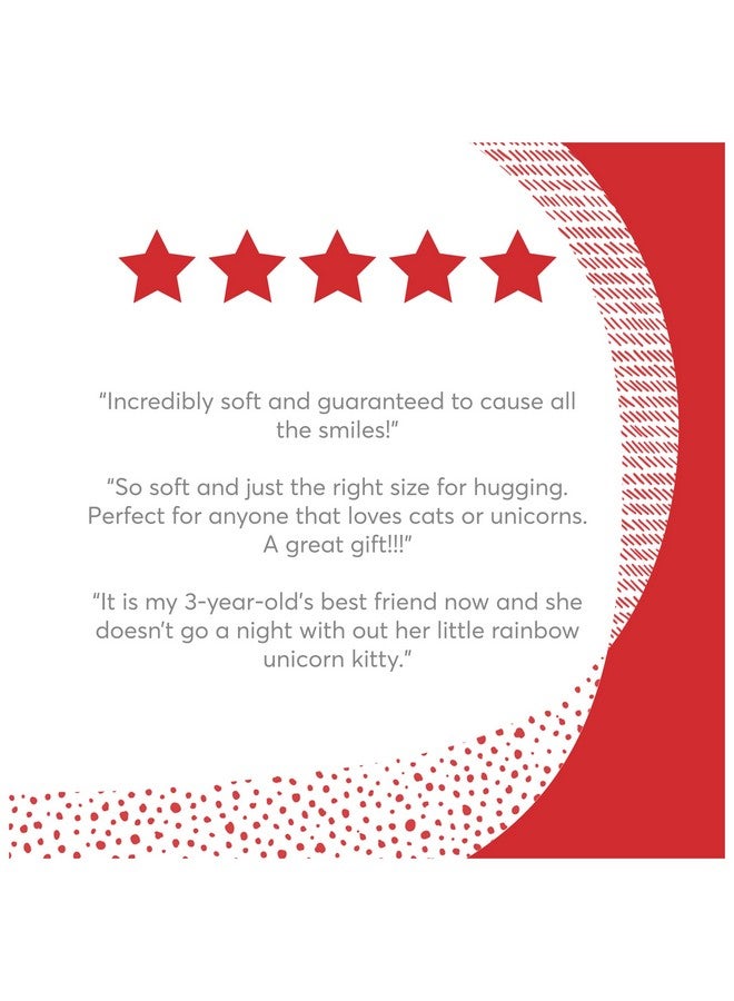 GUND Shimmer Caticorn Stuffed Animal, Unicorn Cat Plushie for Ages 1 and Up, Rainbow, 9" - Image 4