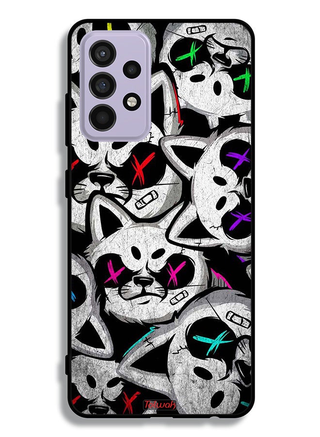 Tolwak غطاء واقي لهاتف سامسونج جالاكسي A52 4G - قطط مارشميلو - Image 1