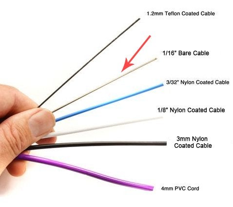 EliteSRS Bare Wire Replacement Jump Rope Speed Cable - 1/16" Stainless Steel Cable - 10ft Long USA Made Cord for Fastest Speed - Compatible with all Cable Speed Jump Rope Handles - Image 3