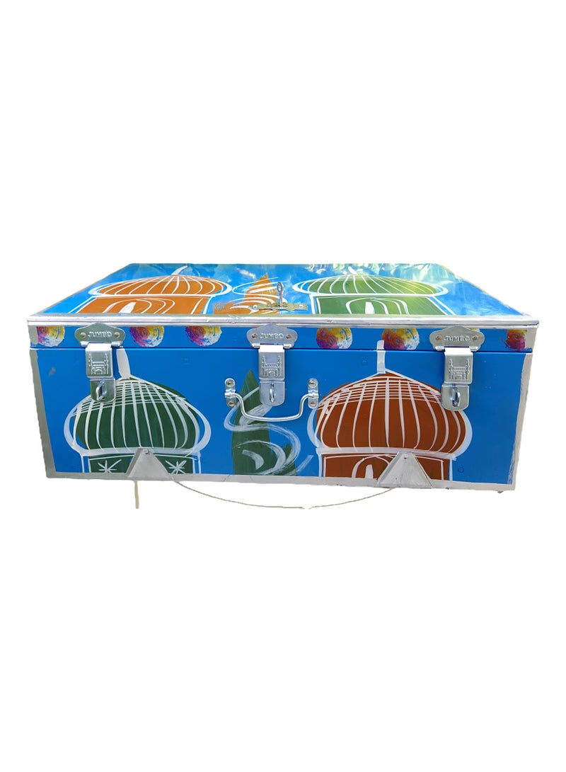 بلوط صندوق تراثي كبيربتصميم يدوي فريد يعكس سحر التراث العربي - Image 3