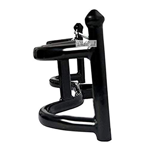 Dhe Best Front Stylist Leg Crush Guard Black Bike Safety Leg Guard/Leggurard Compatible for Yamaha FZ V2 - Image 2
