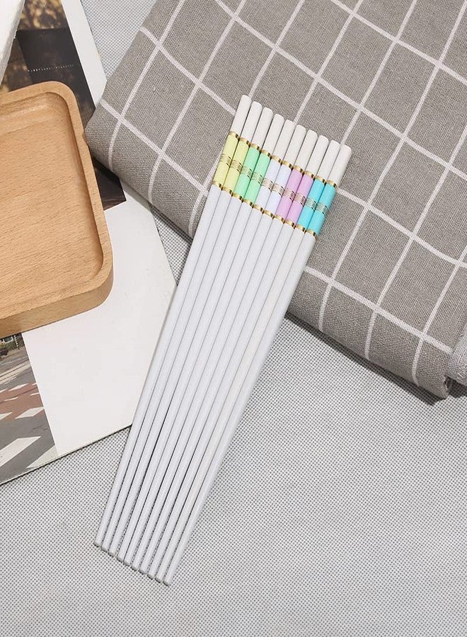 Rack Jack Oriental Style Premium Japanese White Chopsticks - 2 Pairs - Assorted Colour - Image 4