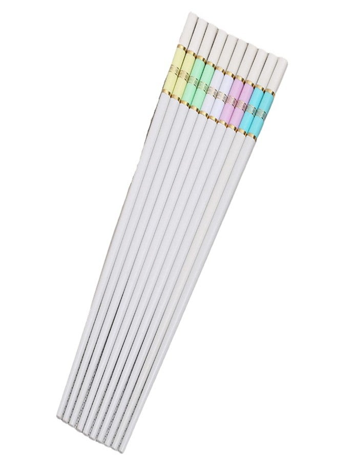 Rack Jack Oriental Style Premium Japanese White Chopsticks - 2 Pairs - Assorted Colour - Image 1
