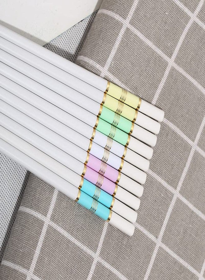 Rack Jack Oriental Style Premium Japanese White Chopsticks - 2 Pairs - Assorted Colour - Image 2