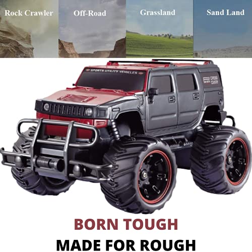 QueenZomy Off Road Mad Racer Remote Control Mud Racing Toy for Boys Age 4+ Years I Large Tire Car I Multi Colour - Image 2