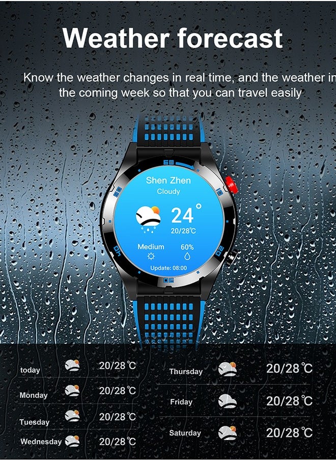 RollsTimi  Fashion Smart Watch, 1.43" Bluetooth Call HD Screen for Men Women 100+ Sport Modes Fitness Watch with Sleep Monitor Waterproof Watch  - Image 3