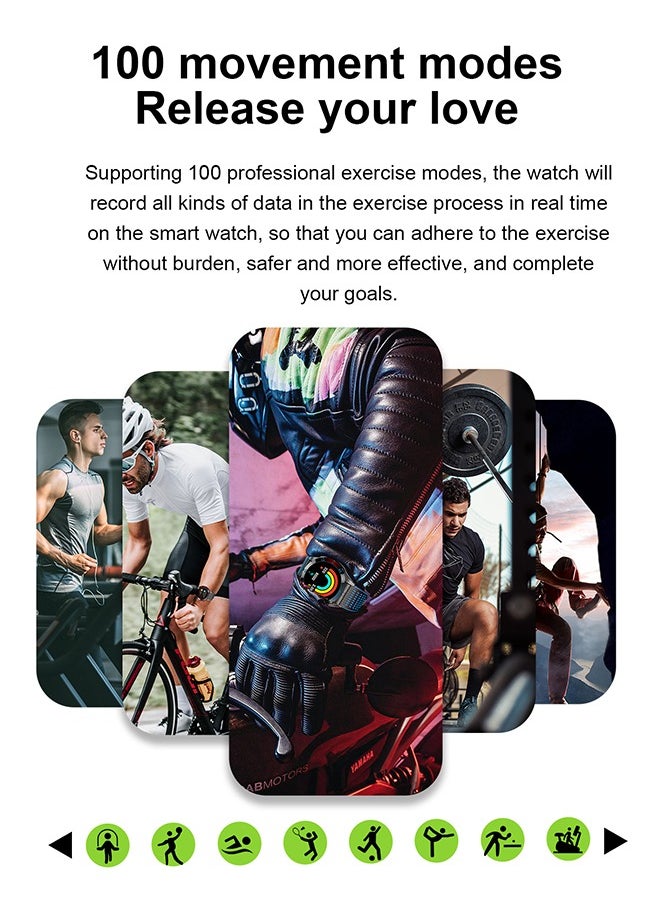 RollsTimi  Fashion Smart Watch, 1.43" Bluetooth Call HD Screen for Men Women 100+ Sport Modes Fitness Watch with Sleep Monitor Waterproof Watch  - Image 5