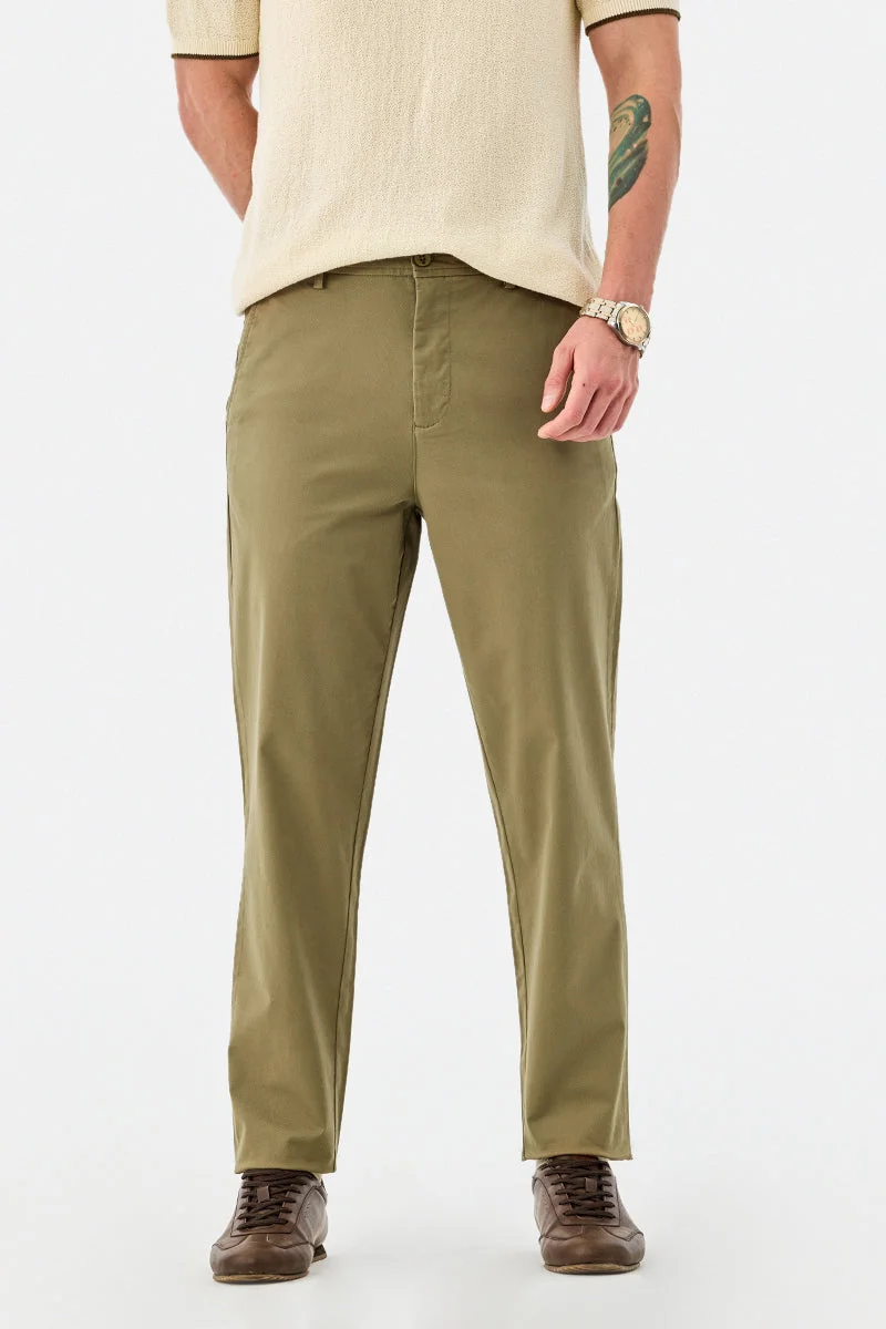 SNITCH بنطلون بقصة ضيقة ومرونة