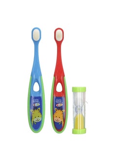 GuruNanda GuruNanda, Kids, Butter On Gums Toothbrush Set, Extra Soft, Ages 2+, 5 Piece Set  - Image 3