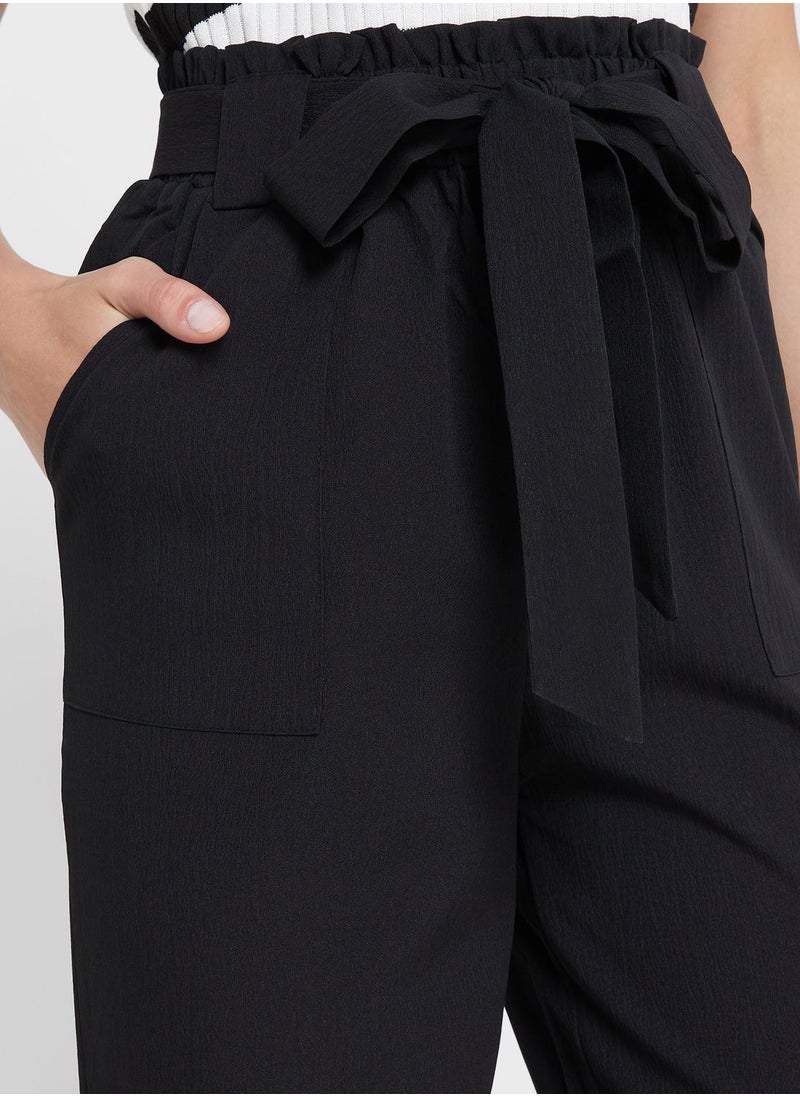 Ginger - Self Tie Cigarette Pants - Image 1